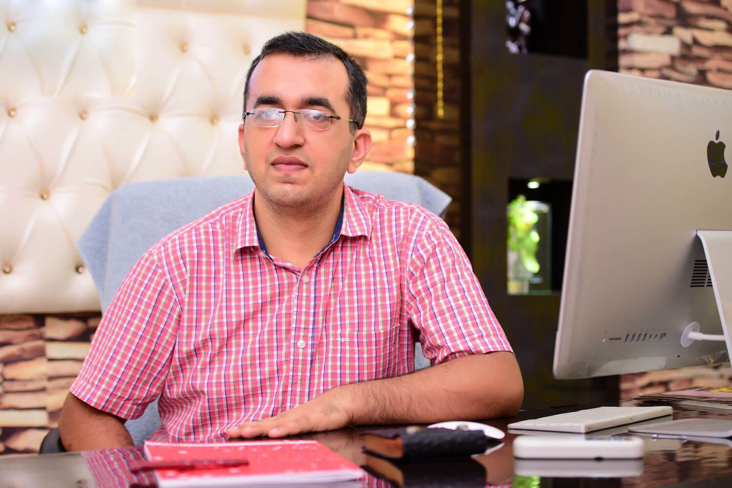 Dr Premdeep Gandhi at the clinic
