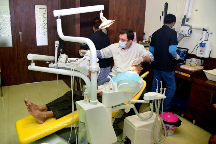 Dental care at Gandhi Dental Clinic